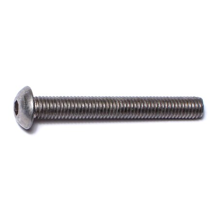 M5-0.80 Socket Head Cap Screw, Plain Stainless Steel, 40 Mm Length, 5 PK